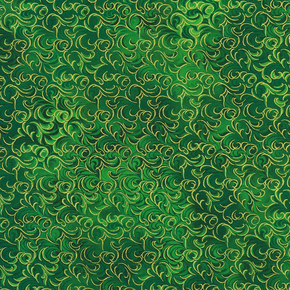 robert kaufman fabrics SRKDM-23067-224 EVERGREEN from Mixed Metallics