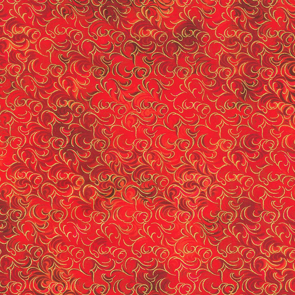Robert Kaufman Fabrics SRKDM-23067-93 SCARLET From Mixed Metallics