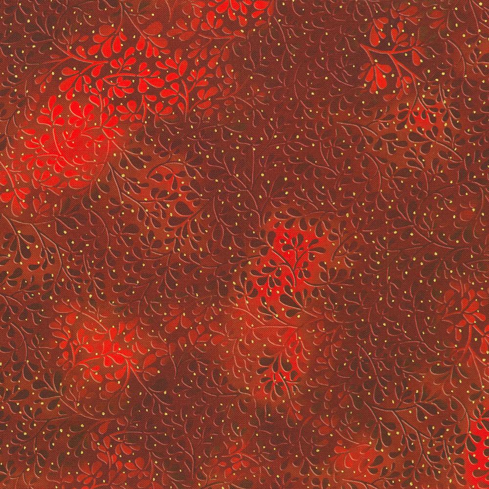 robert kaufman fabrics SRKDM-23068-113 CRANBERRY from Mixed Metallics