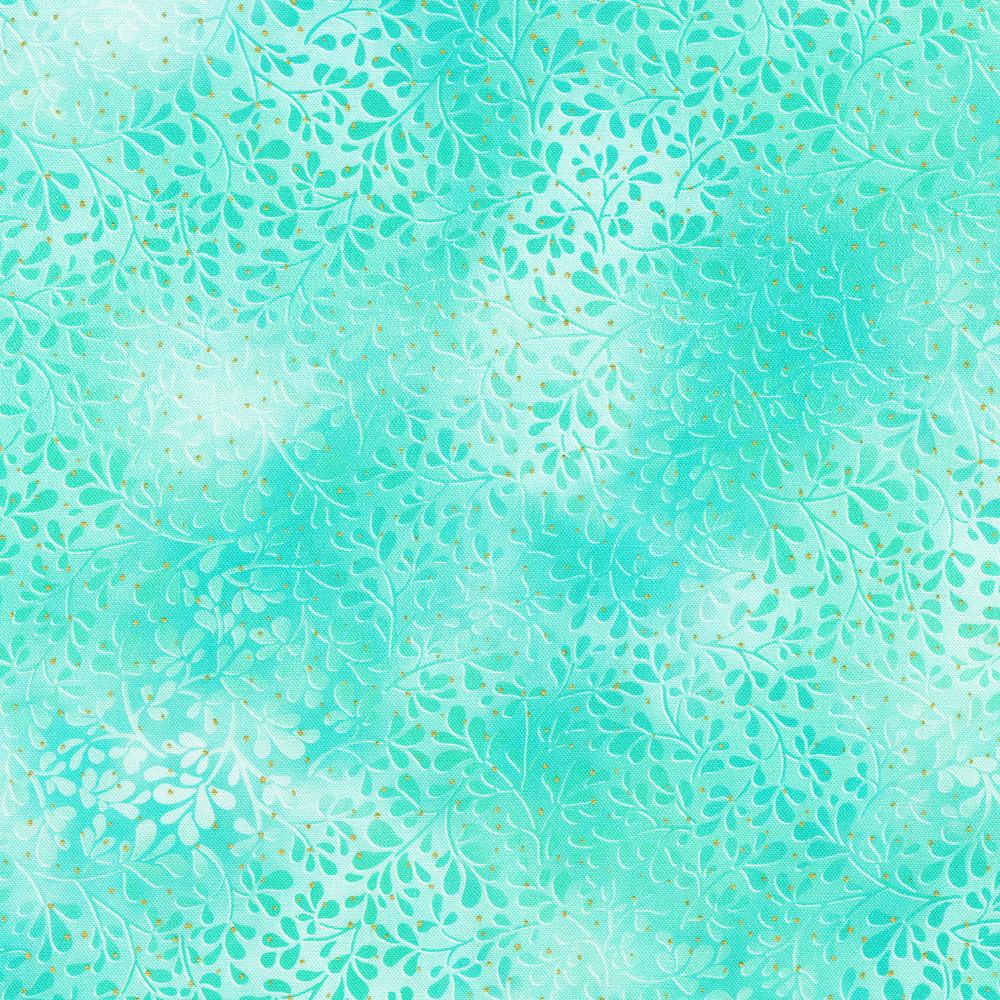 robert kaufman fabrics SRKDM-23068-333 SEA GLASS from Mixed Metallics