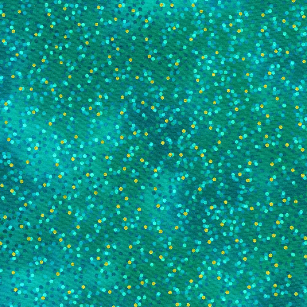 robert kaufman fabrics SRKDM-23069-213 TEAL from Mixed Metallics