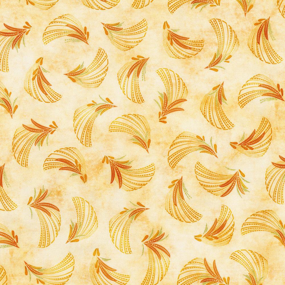 robert kaufman fabrics SRKDM-23161-265 PARCHMENT from Golden Feathers