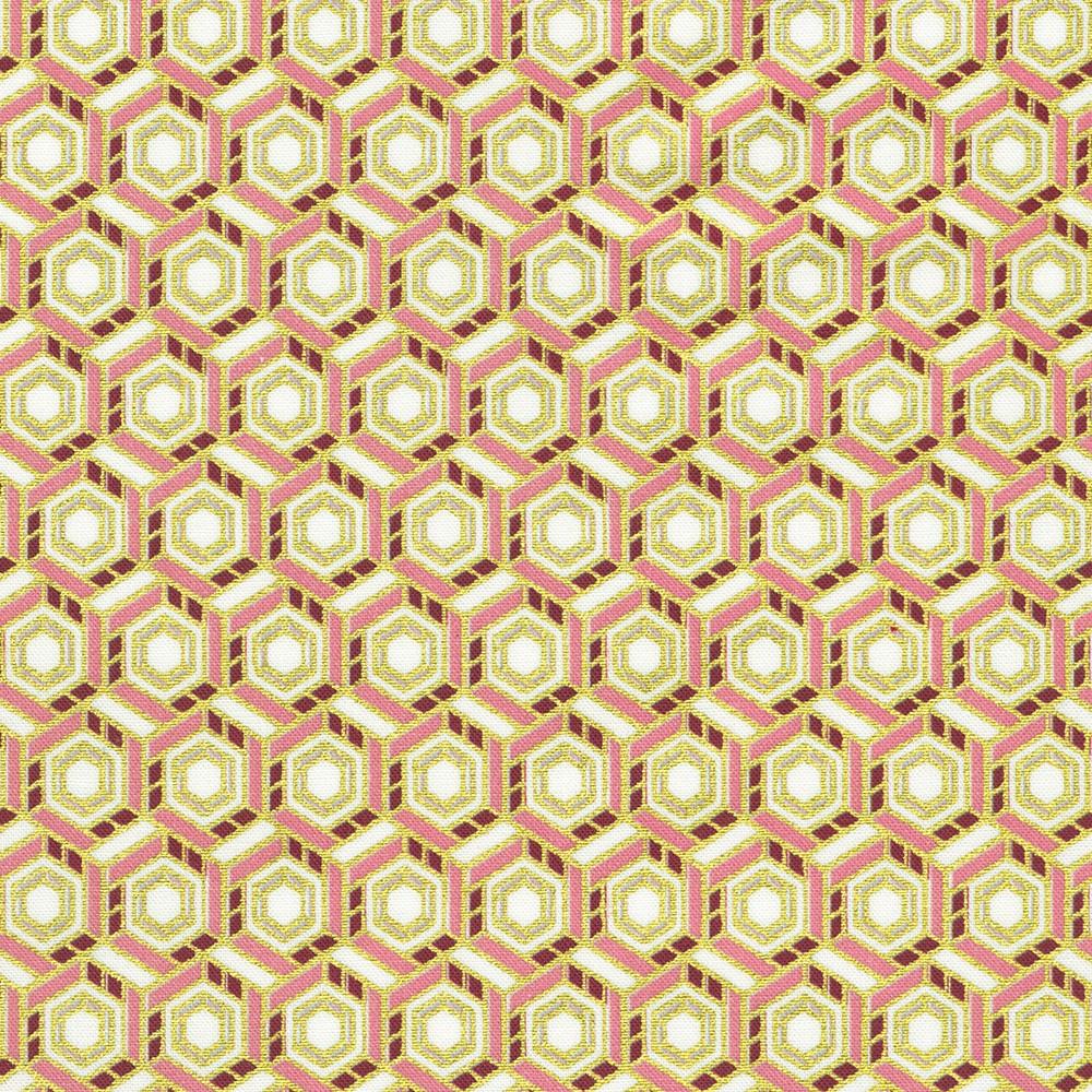 robert kaufman fabrics SRKDM-23510-416 PEARL PINK from Imperial Collection - Graceful Cranes