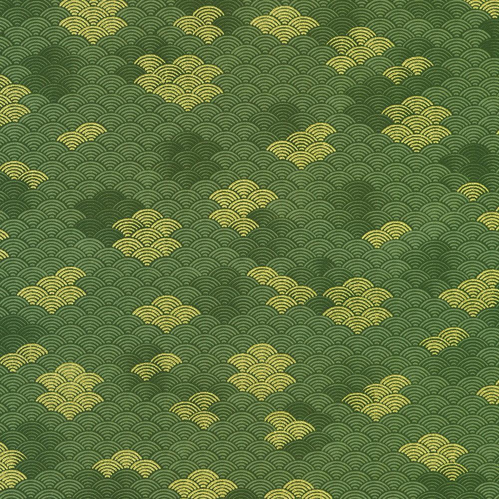 robert kaufman fabrics SRKDM-23513-45 MOSS from Imperial Collection - Graceful Cranes