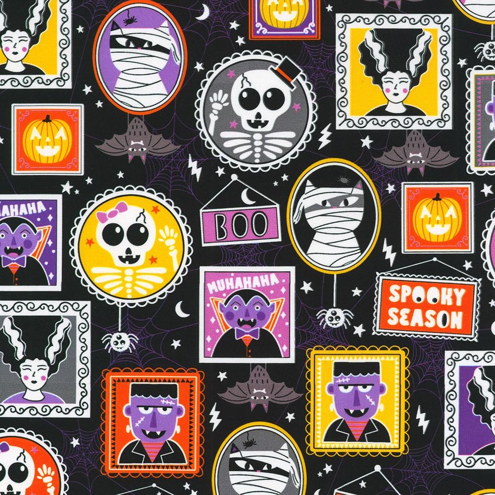 robert kaufman fabrics SRKDO-23740-282 SPOOKY from Lights Out