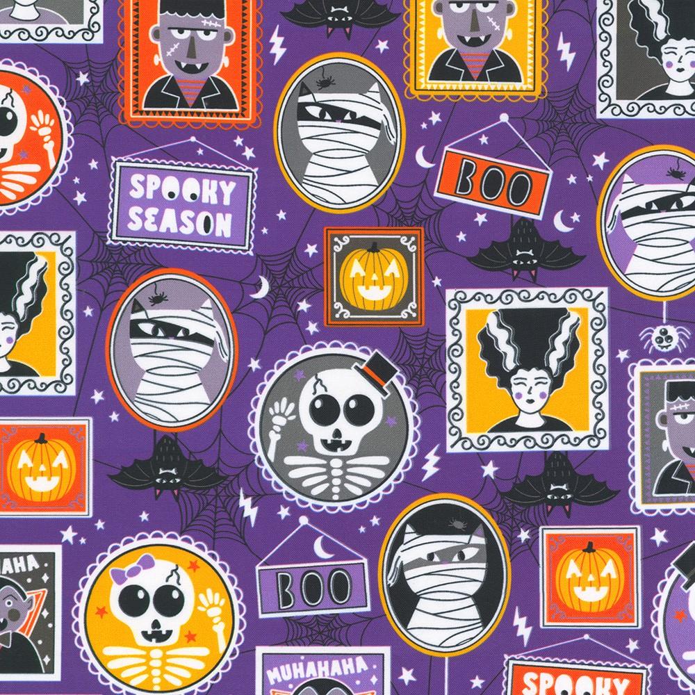 Robert Kaufman Fabrics SRKDO-23740-6 PURPLE From Lights Out
