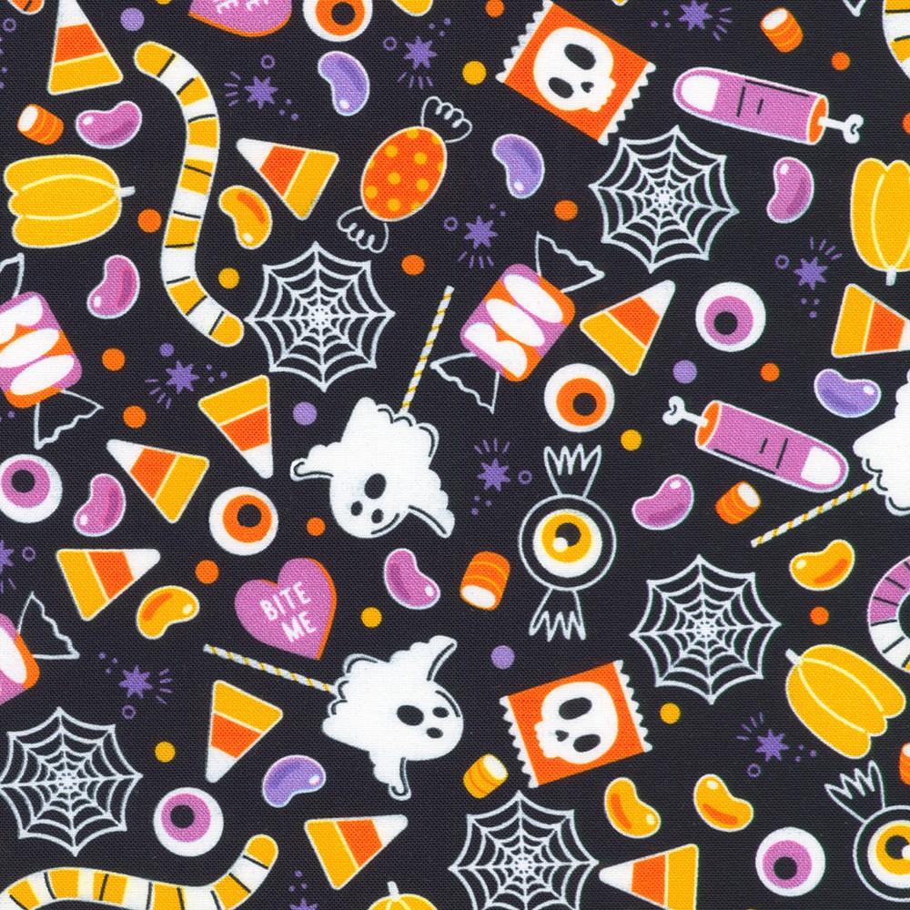robert kaufman fabrics SRKDO-23743-282 SPOOKY from Lights Out