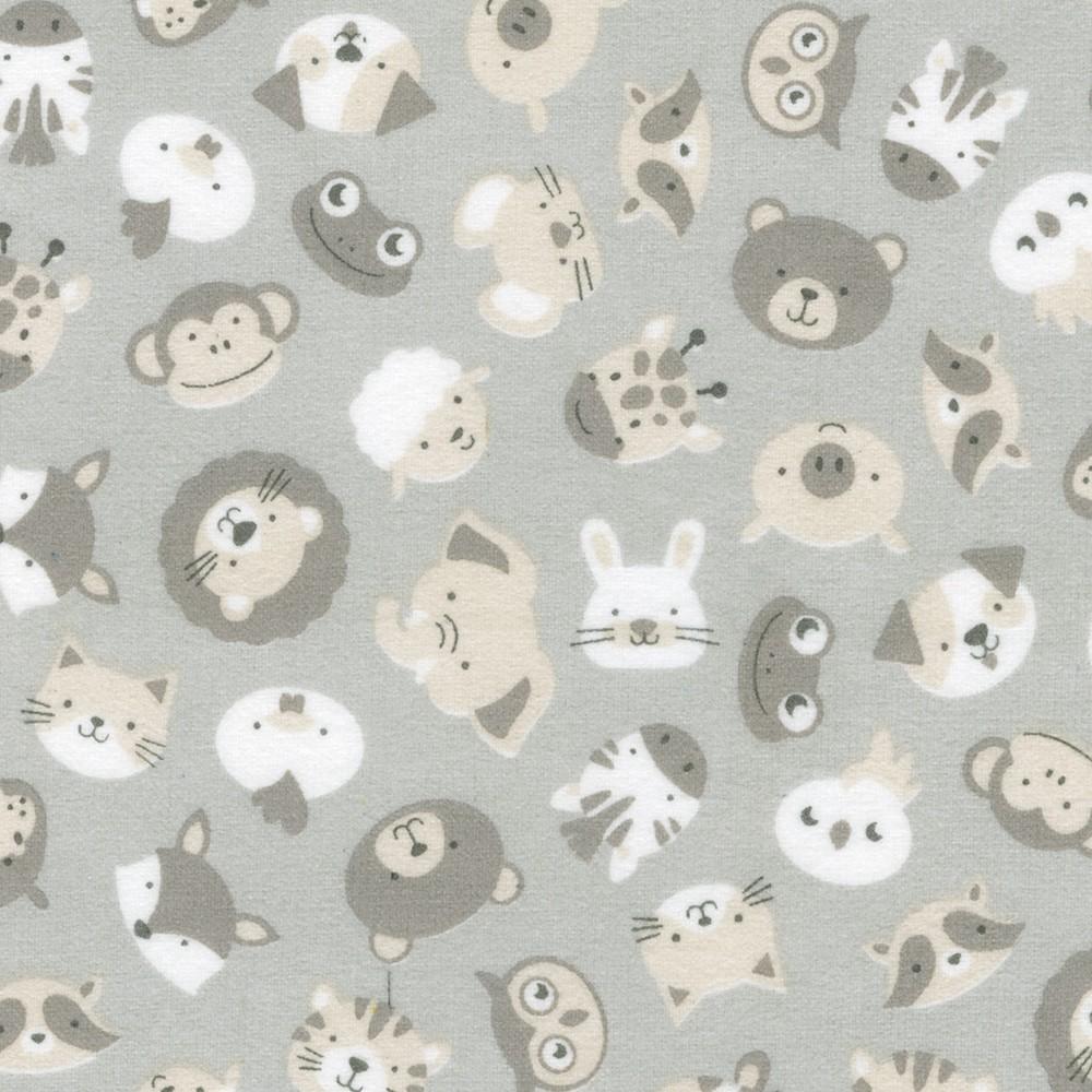 Robert Kaufman Fabrics SRKF-22728-336 FOG From Cozy Cotton Flannel