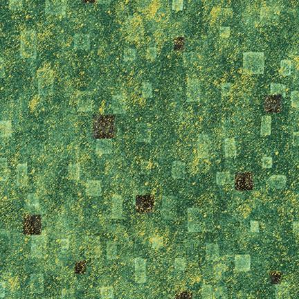 robert kaufman fabrics SRKM-17181-7 GREEN from Gustav Klimt