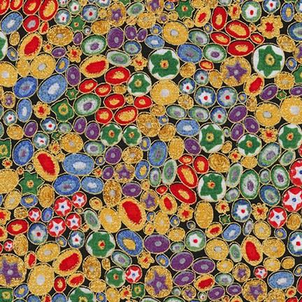 robert kaufman fabrics SRKM-17183-205 MULTI from Gustav Klimt