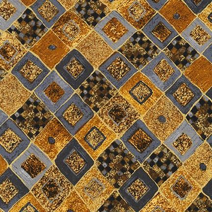 robert kaufman fabrics SRKM-17184-133 GOLD from Gustav Klimt