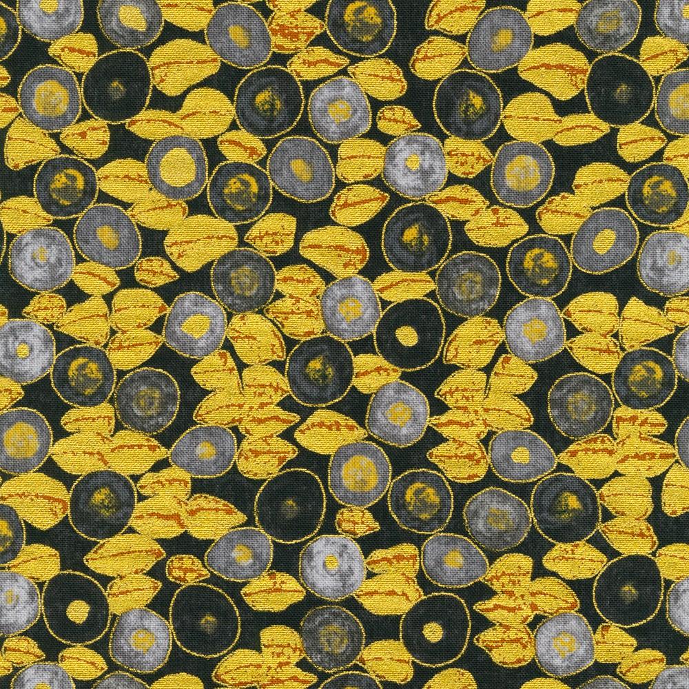 Robert Kaufman Fabrics SRKM-21351-2 BLACK From Gustav Klimt