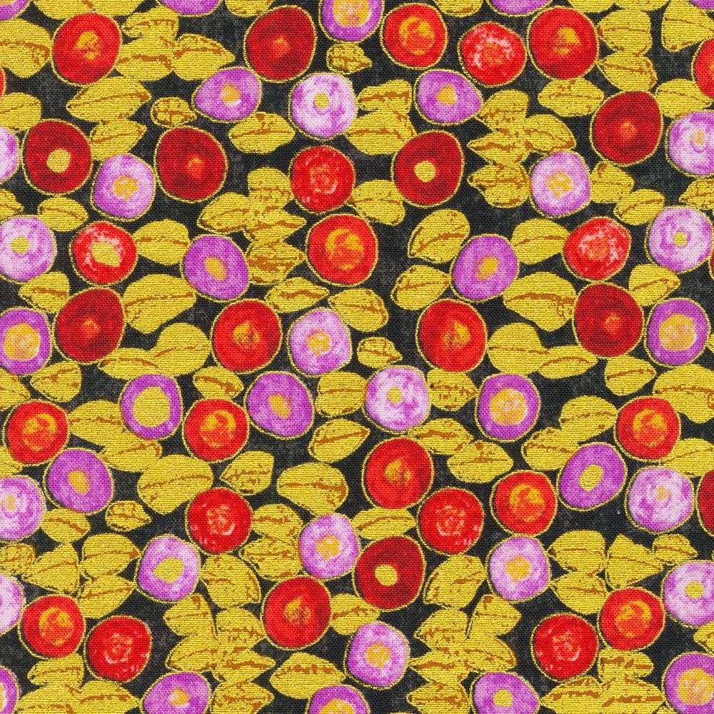 robert kaufman fabrics SRKM-21351-97 ROSE from Gustav Klimt