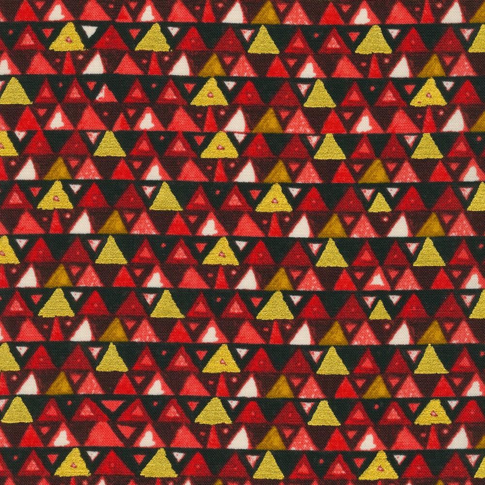 robert kaufman fabrics SRKM-21352-3 RED from Gustav Klimt