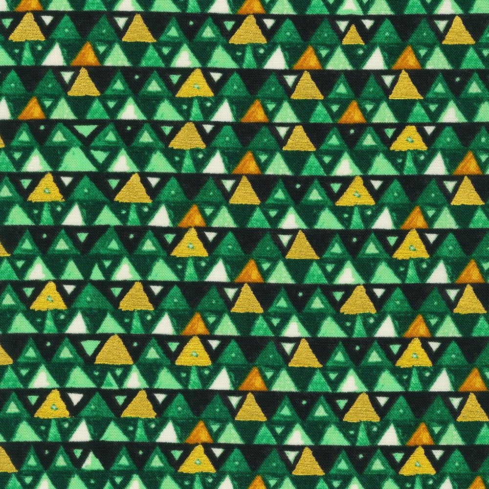 robert kaufman fabrics SRKM-21352-7 GREEN from Gustav Klimt