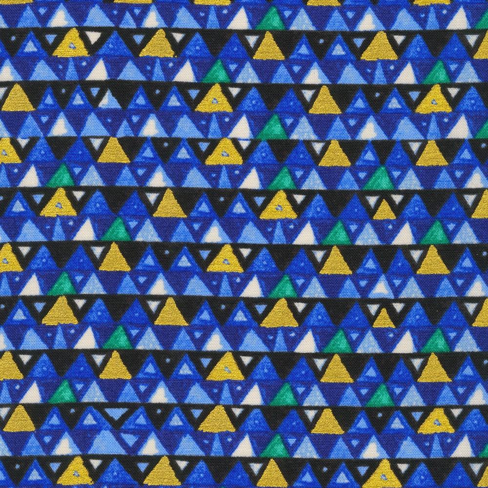 robert kaufman fabrics SRKM-21352-74 SAPPHIRE from Gustav Klimt