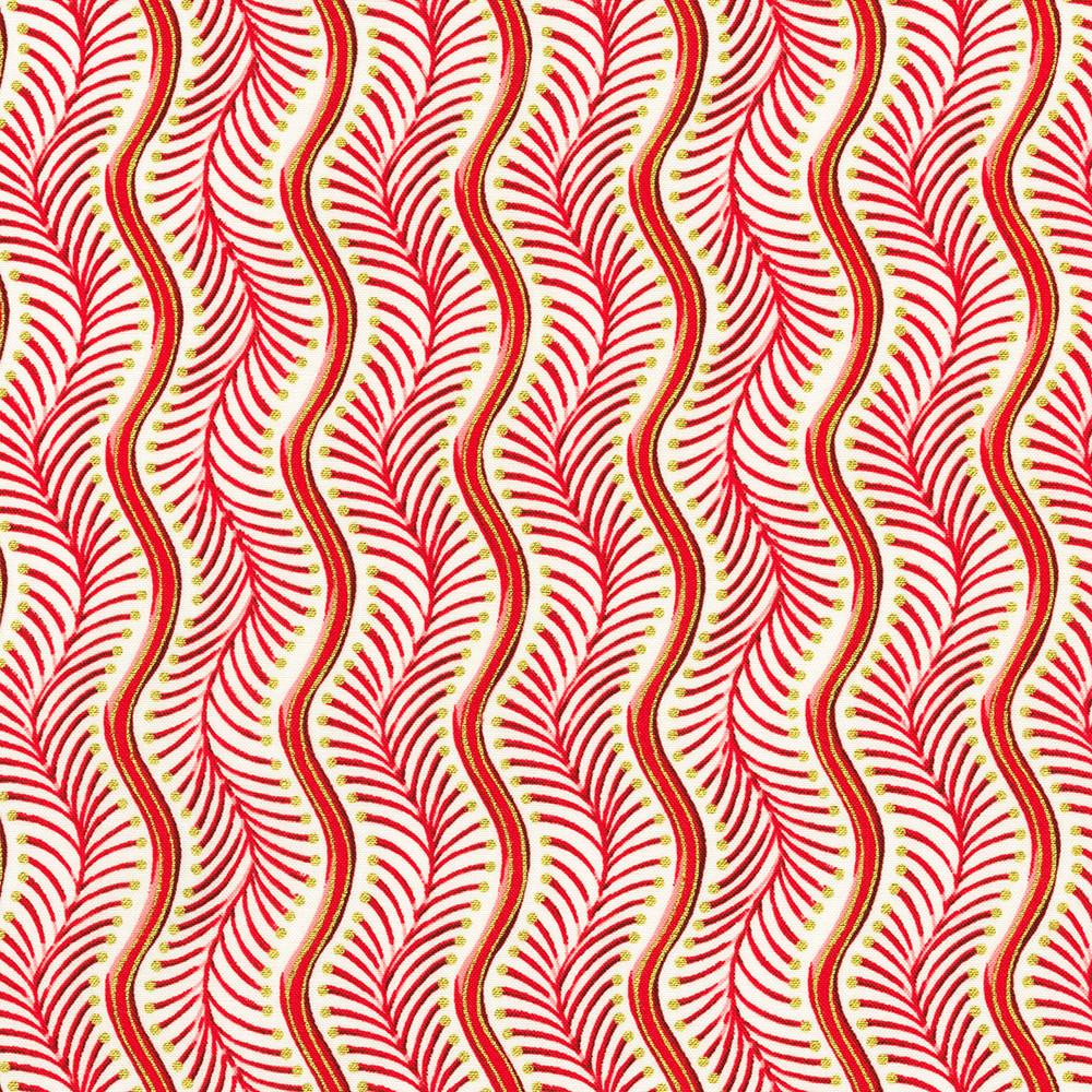 robert kaufman fabrics SRKM-22950-478 CANDY CANE from Holiday Flourish-Peppermint Twist
