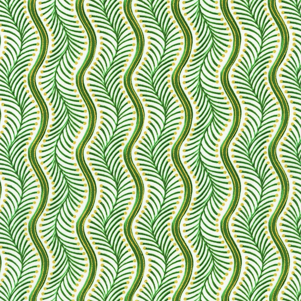 Robert Kaufman Fabrics SRKM-22950-85 VANILLA From Holiday Flourish-Peppermint Twist