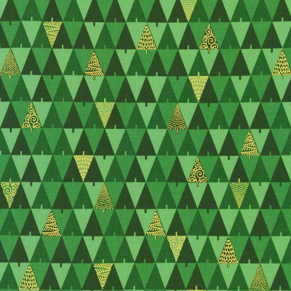 Robert Kaufman Fabrics SRKM-22951-240 HOLLY From Holiday Flourish-Peppermint Twist