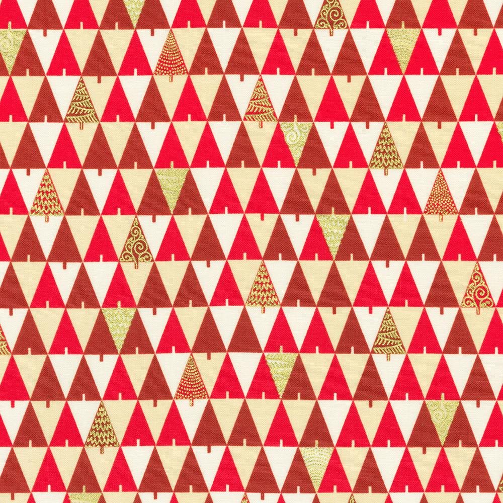 robert kaufman fabrics SRKM-22951-478 CANDY CANE from Holiday Flourish-Peppermint Twist