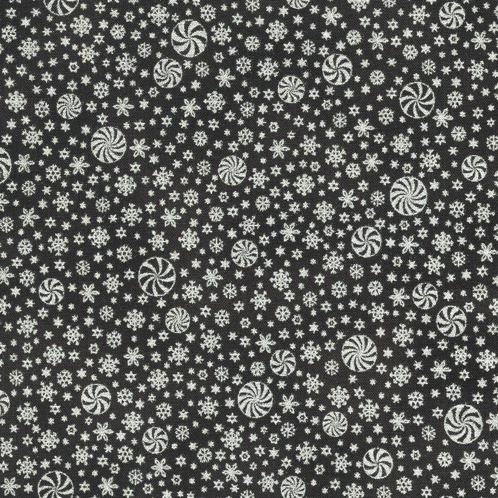 robert kaufman fabrics SRKM-22953-304 SHADOW from Holiday Flourish-Peppermint Twist