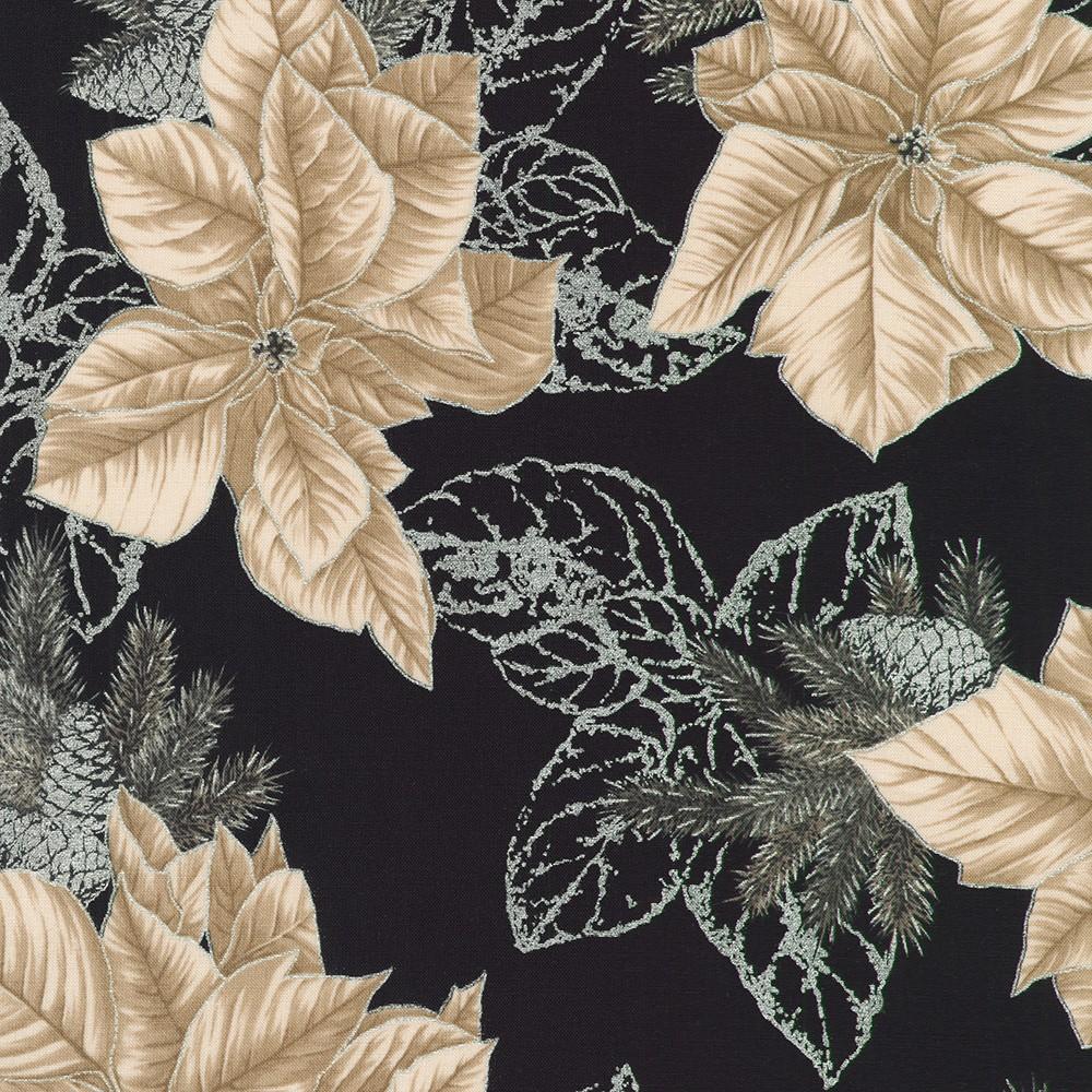 robert kaufman fabrics SRKM-23700-304 SHADOW from Holiday Flourish - Forest Glen