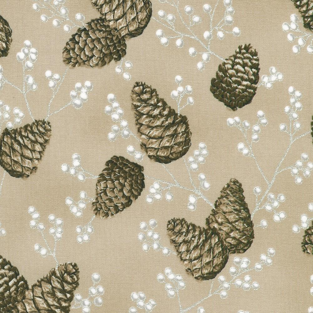 robert kaufman fabrics SRKM-23705-158 WHEAT from Holiday Flourish - Forest Glen