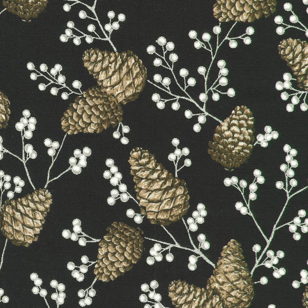 robert kaufman fabrics SRKM-23705-304 SHADOW from Holiday Flourish - Forest Glen