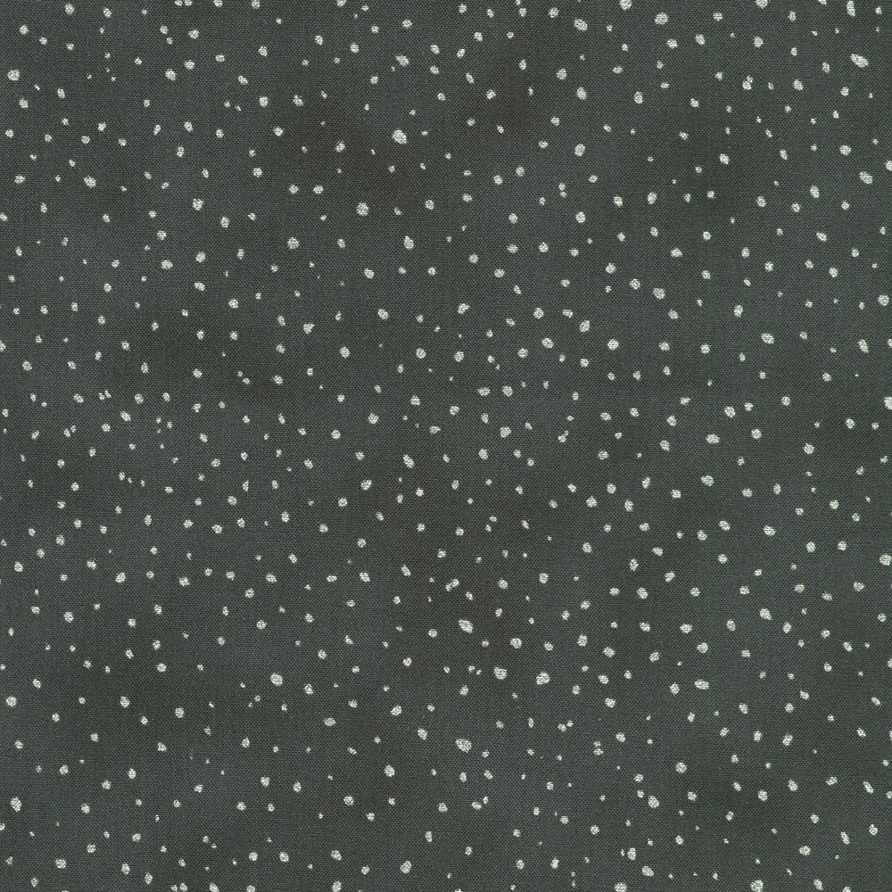 robert kaufman fabrics SRKM-23708-184 CHARCOAL from Holiday Flourish - Forest Glen