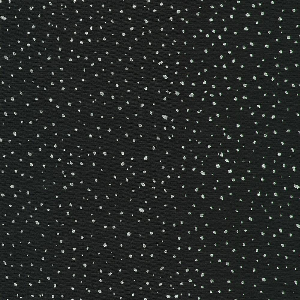 robert kaufman fabrics SRKM-23708-2 BLACK from Holiday Flourish - Forest Glen