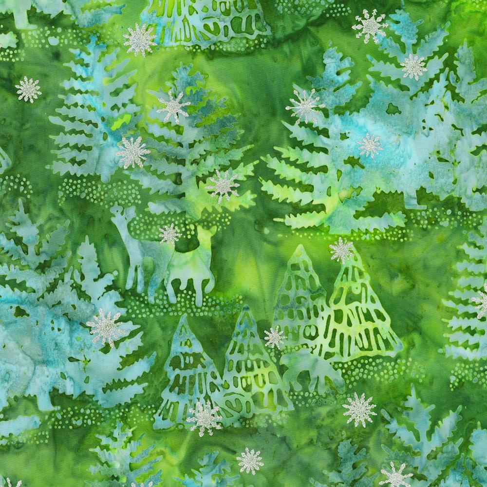 robert kaufman fabrics SRKM-23961-224 EVERGREEN from Artisan Batiks: Evergreen Ice