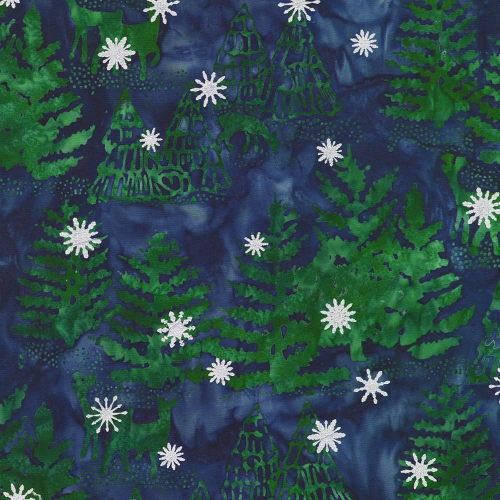 Robert Kaufman Fabrics SRKM-23961-80 EVENING From Artisan Batiks: Evergreen Ice