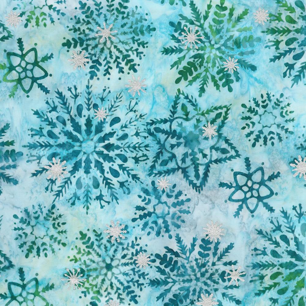 robert kaufman fabrics SRKM-23962-277 WINTER from Artisan Batiks: Evergreen Ice