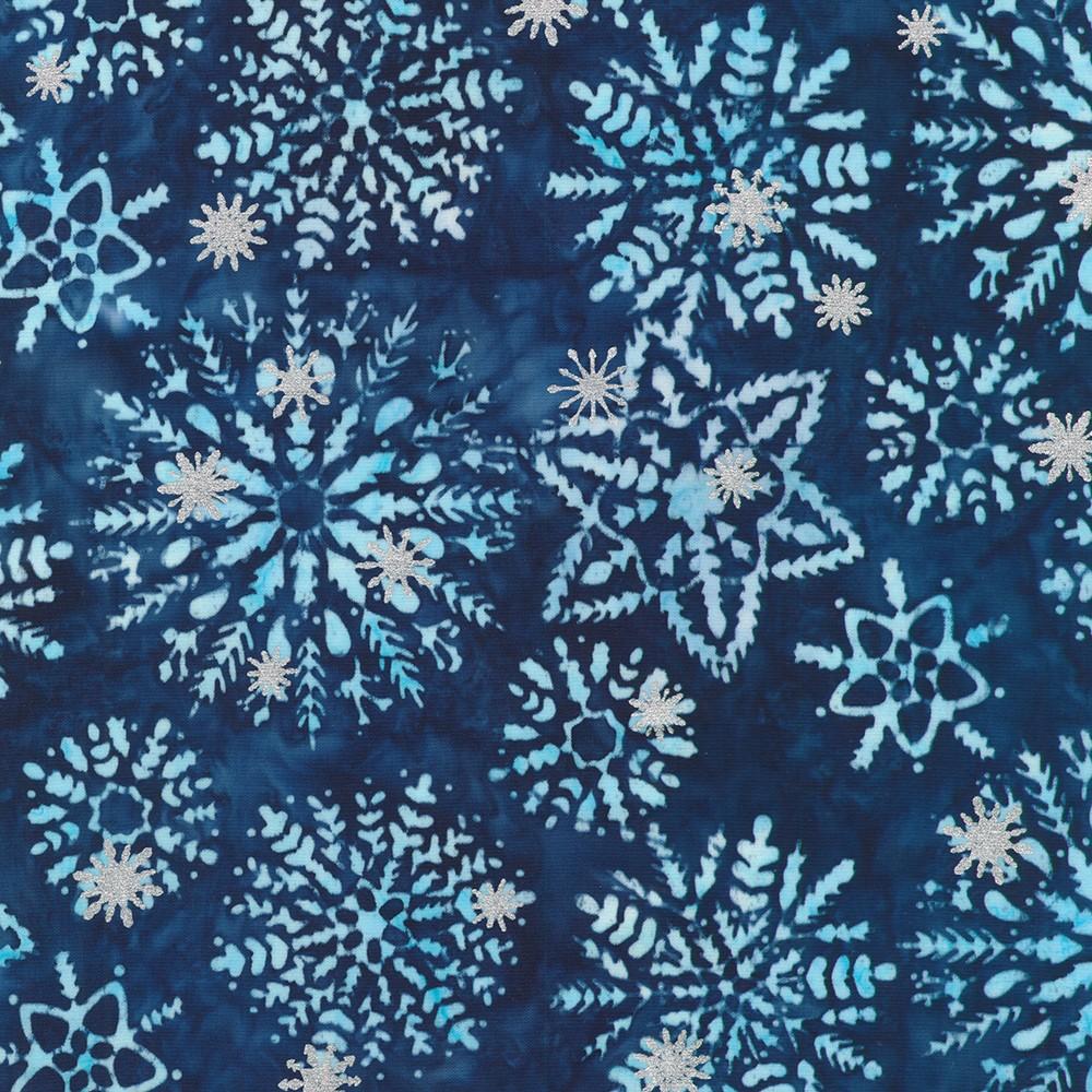 robert kaufman fabrics SRKM-23962-4 BLUE from Artisan Batiks: Evergreen Ice