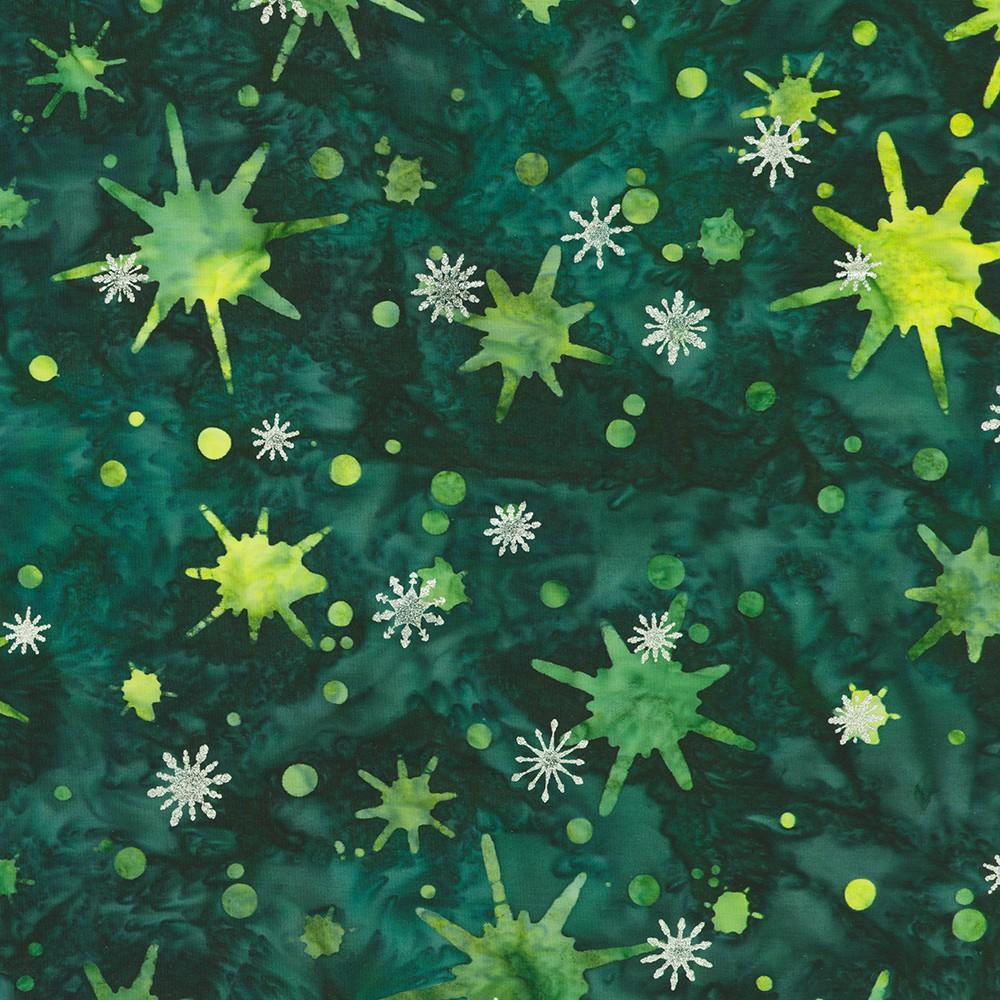 robert kaufman fabrics SRKM-23965-44 FOREST from Artisan Batiks: Evergreen Ice