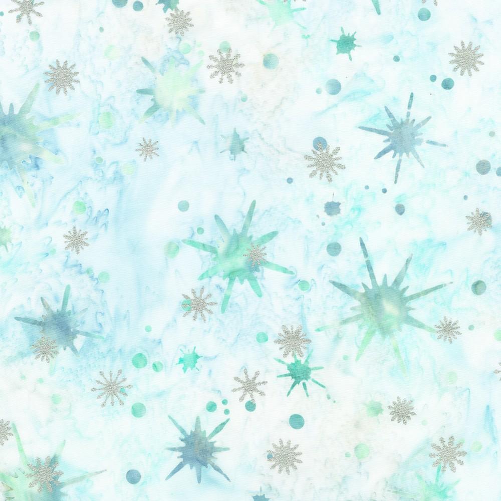robert kaufman fabrics SRKM-23965-88 ICE from Artisan Batiks: Evergreen Ice