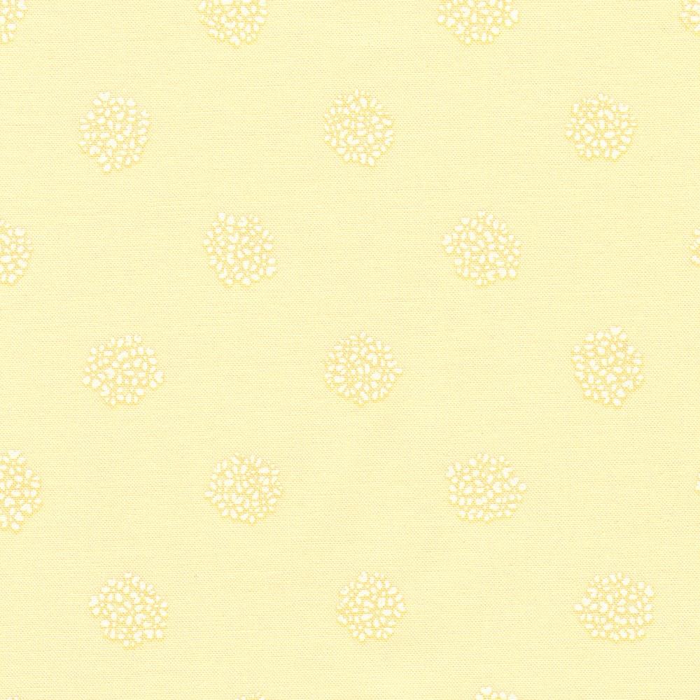 robert kaufman fabrics WEL-23352-130 SUNSHINE by Vanessa Lillrose & Linda Fitch from Wishwell: Alabaster Hues