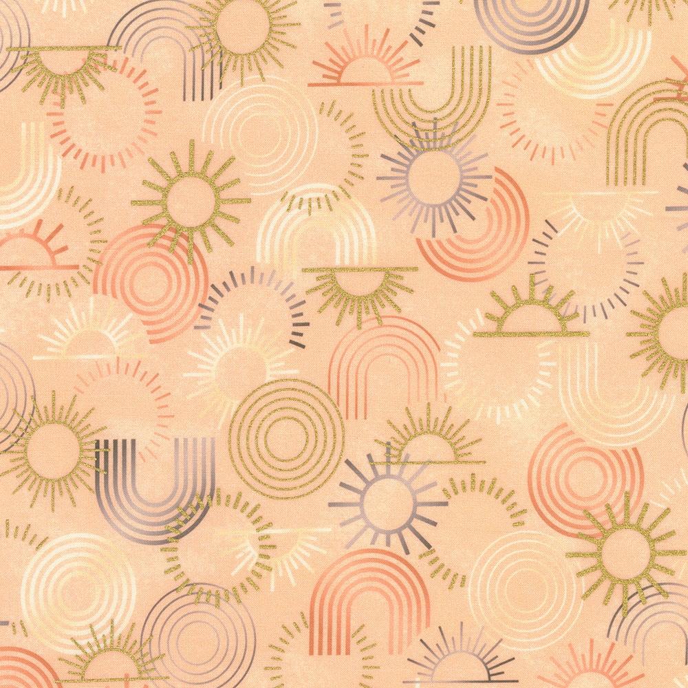 robert kaufman fabrics WELDM-22876-143 CORAL by Vanessa Lillrose & Linda Fitch from Wishwell: Summerstone