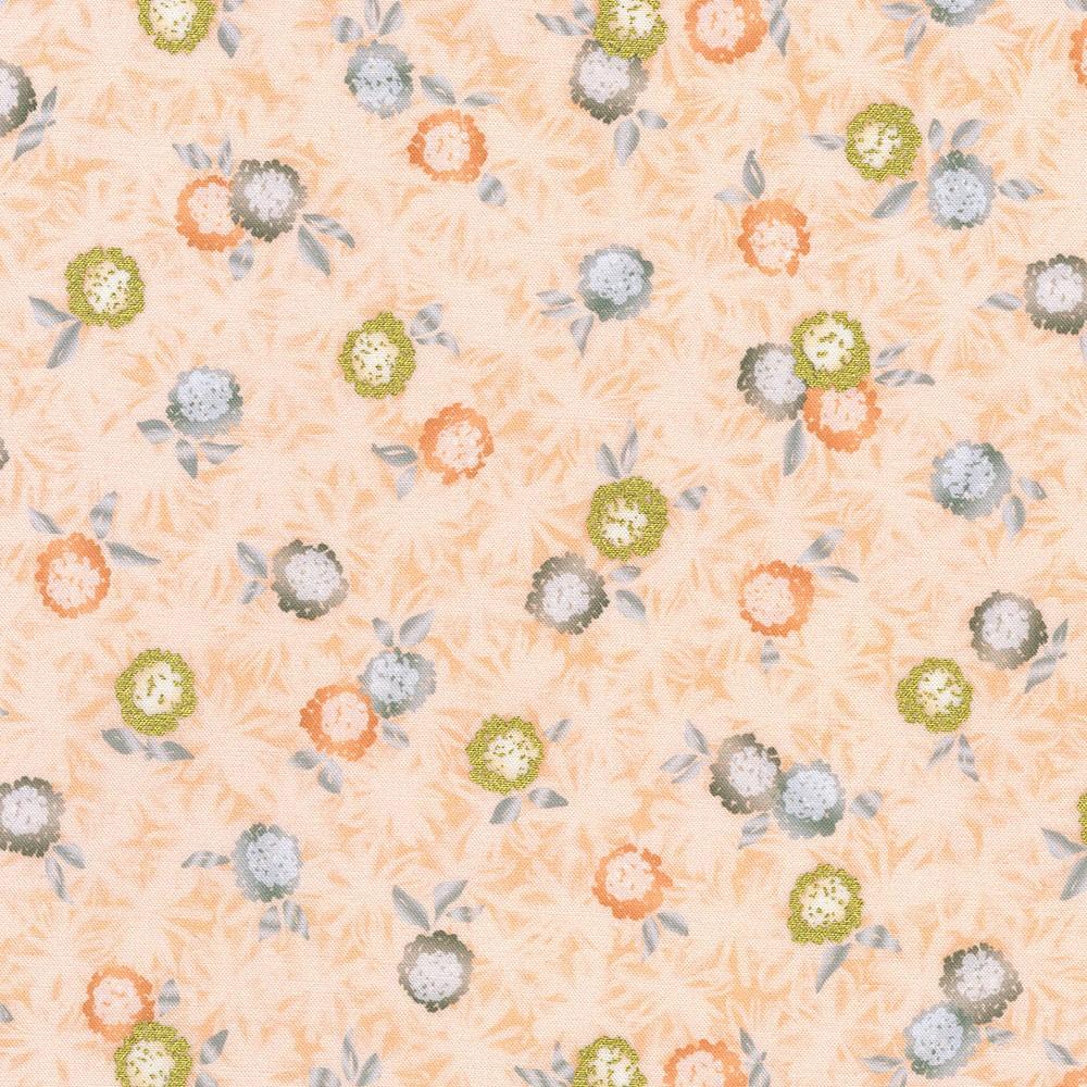 robert kaufman fabrics WELDM-22879-144 PEACH by Vanessa Lillrose & Linda Fitch from Wishwell: Summerstone