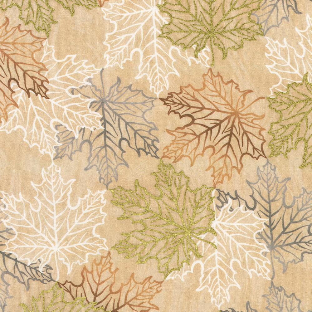 robert kaufman fabrics WELDM-23972-14 NATURAL by Vanessa Lillrose & Linda Fitch from Wishwell: Autumnstone