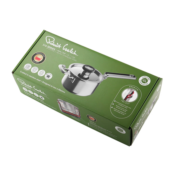 Robert Welch 316 Series Cookware Saucepan 14cm / 1.2L