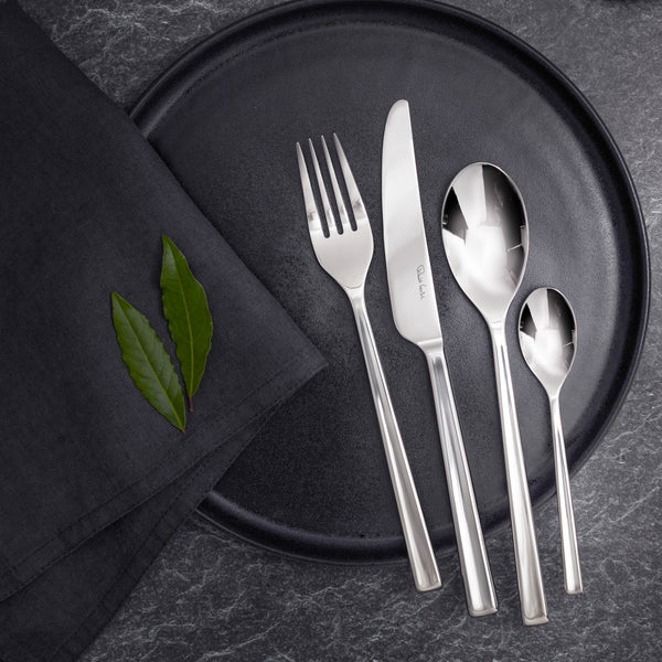 Robert Welch Blockley Bright Cutlery Set 30 Piece For 6 People - 6 Free Steak Knives