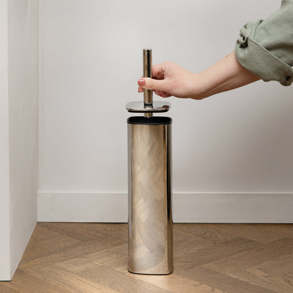 Robert Welch Burford Toilet Brush & Holder With Spare Toilet Brush Head