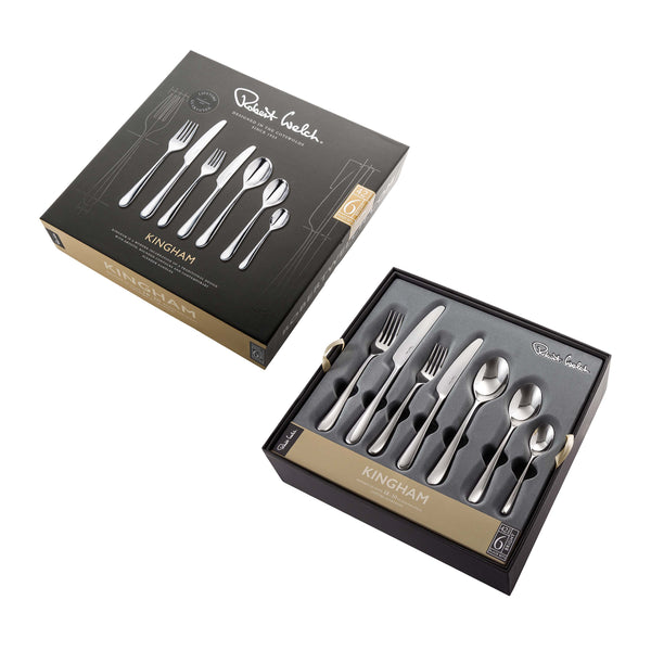 Robert Welch Kingham Bright Cutlery Set 42 Piece For 6 People
