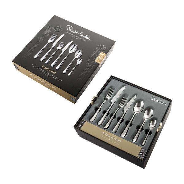 Robert Welch Kingham Bright Cutlery Set 56 Piece For 8 People