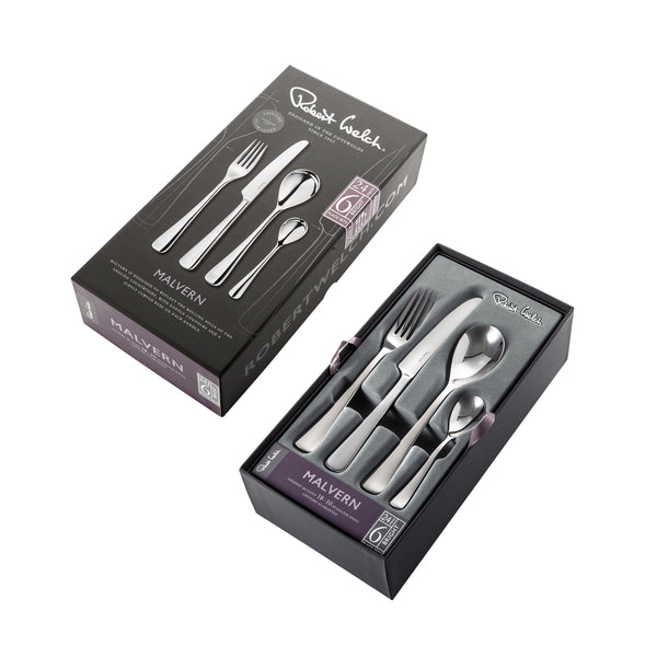 Robert Welch Malvern Bright Cutlery Set 24 Piece For 6 People