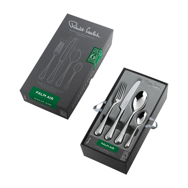 Robert Welch Palm Air Bright Cutlery Set 24 Piece For 6 People