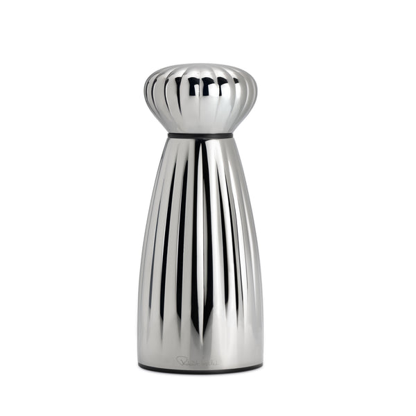robert welch Palm Bright Stainless Steel Medium Black Pepper Mill