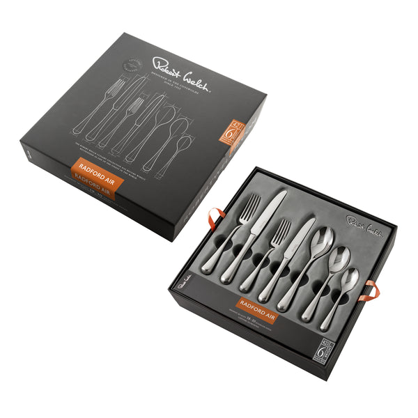 Robert Welch Radford Air Bright Cutlery Set 42 Piece For 6 People