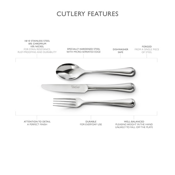 Robert Welch Radford Air Bright Cutlery Set 42 Piece For 6 People